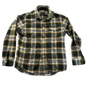 Taylor Stitch Men's Shirt Jacket Size 42 Long Sleeve Plaid Flannel Button Up Wes